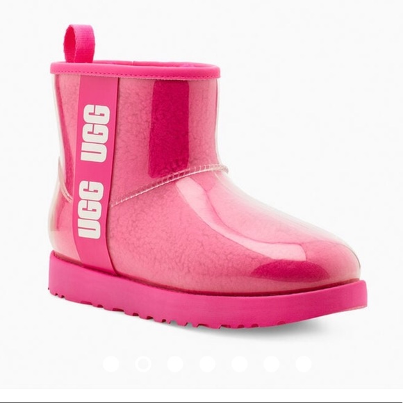 Women’s UGG CLASSIC CLEAR MINI ROCK ROSE #8 - Picture 2 of 13